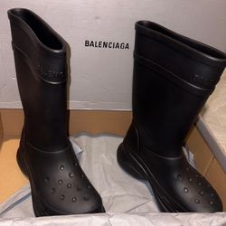BRAND NEW Balenciaga x Crocs Boot EU 38