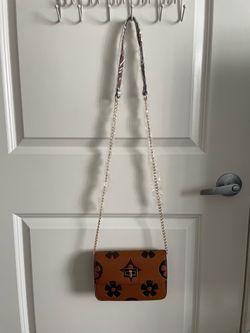 Brown & black purse