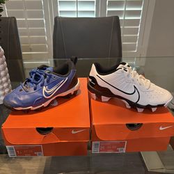 Boys Cleats size 1 and 2.5