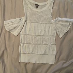 Like New Cold Shoulder Top
