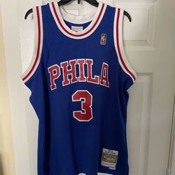 Mitchell & Ness Allen Iverson Georgetown Gradient Swingman Jersey Large New  for Sale in Stamford, CT - OfferUp