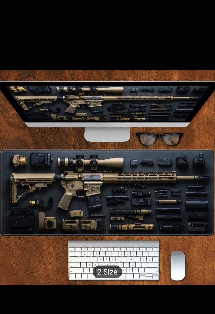 Gaming mat for keyboard and mouse