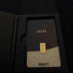 24k Certified 1gram Bar 