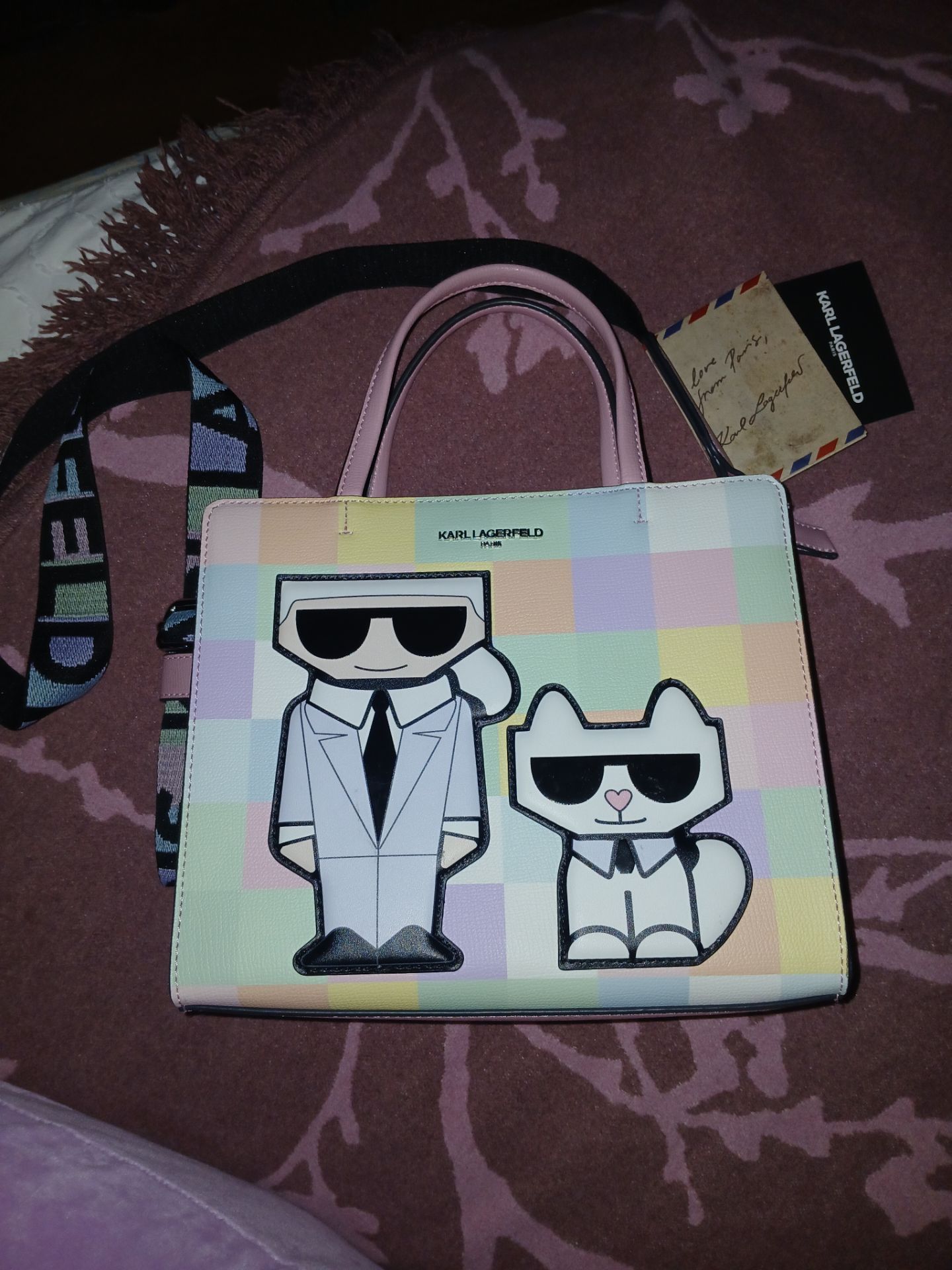 Karl lagerfeld bag in excellent condition only used 1 time