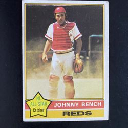 1976 Topps Johnny Bench Card