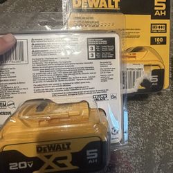 5ah dewalt batterys