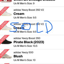 Jordan’s and yeezys for sale