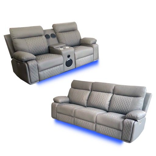Set De Sofa Y Loveseat Reclinables