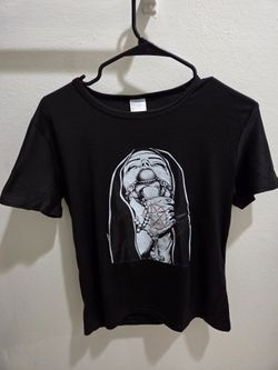 Goth horror halloween metal punk rave t-shirt