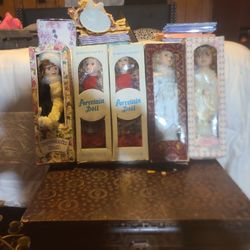 Princess Collection Porcelion Dolls