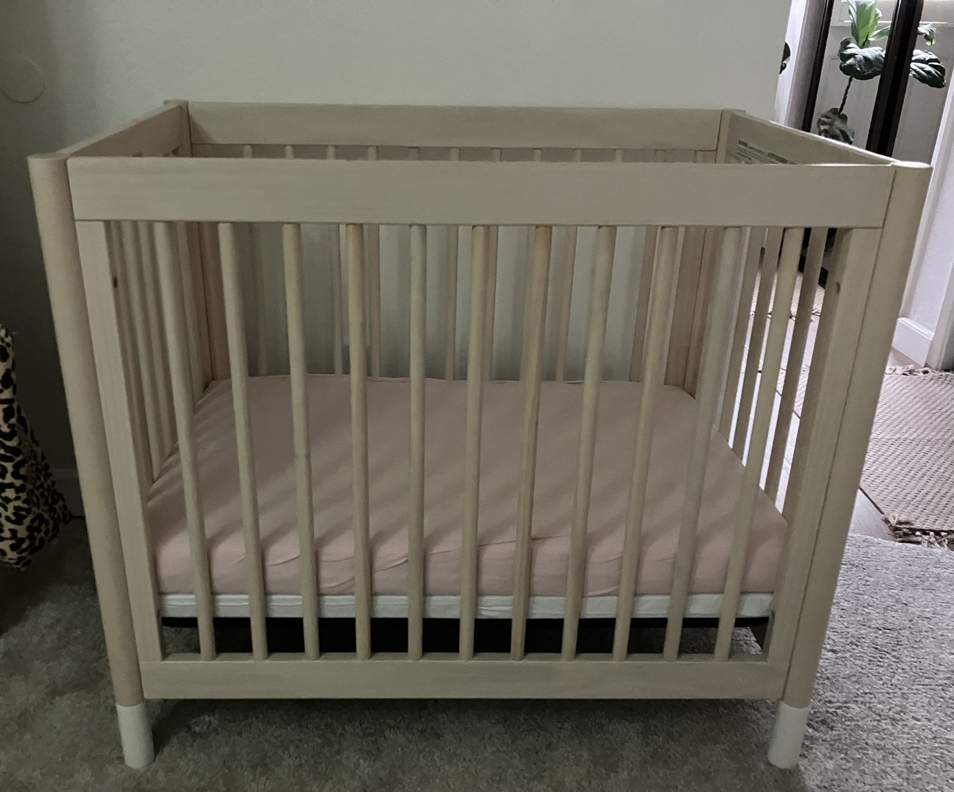 Babyletto 4 In 1 Mini Crib & Mattress