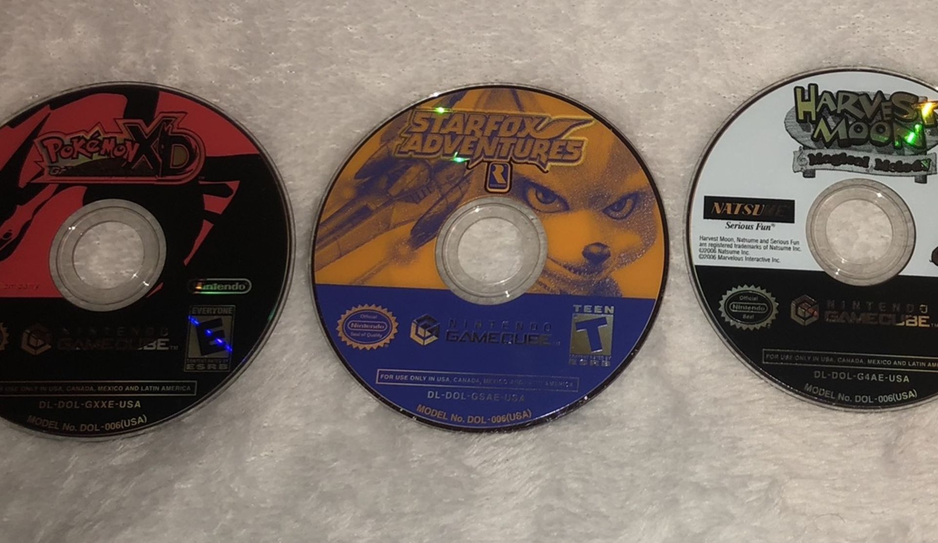 Nintendo GameCube Games(No Cases)