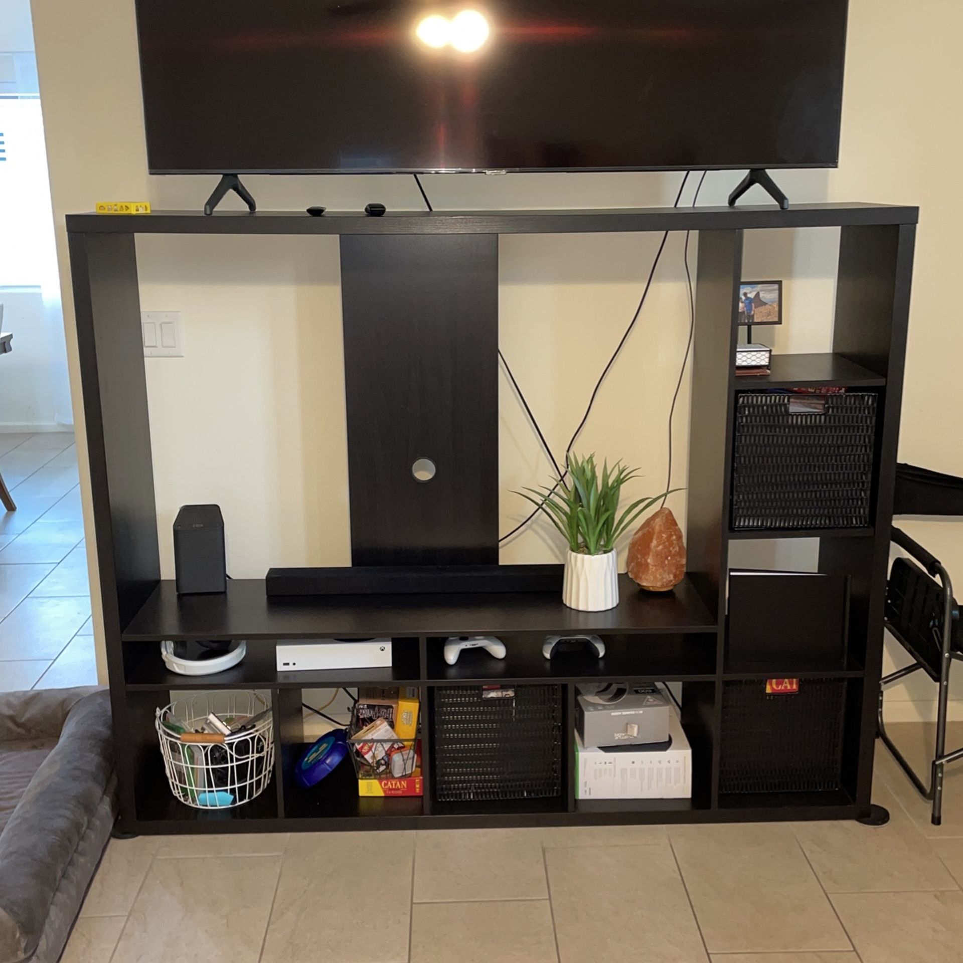 IKEA Black Entertainment Center 