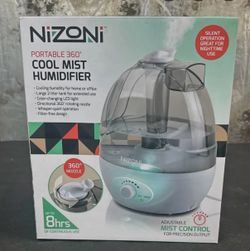 Nizoni Portable 360° Cool Mist Humidifier