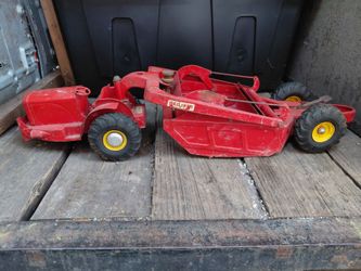 Antique pressed metal toy truck