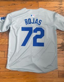 Grey Los Angeles dodgers Rojas World Series jersey