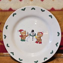 Studio Nova Beary Christmas 10.5” Dinner Plate #MZ 496