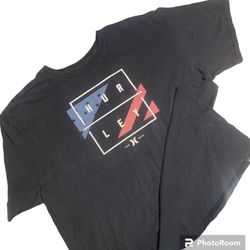 Hurley Black Short Sleeve T-Shirt Mens Size XXL