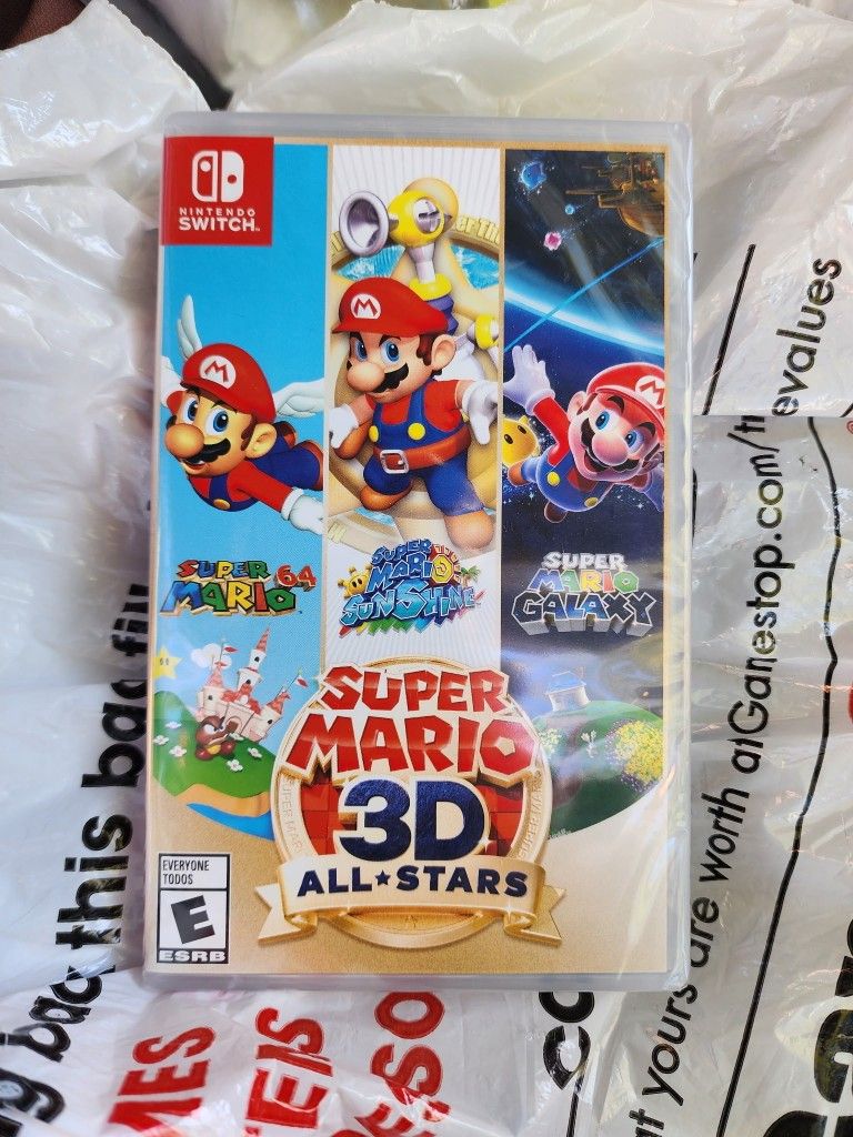 Super Mario 3D All-Stars - Nintendo Switch (New / Sealed) w/ Best Buy Exclusive Joy Con Stickers