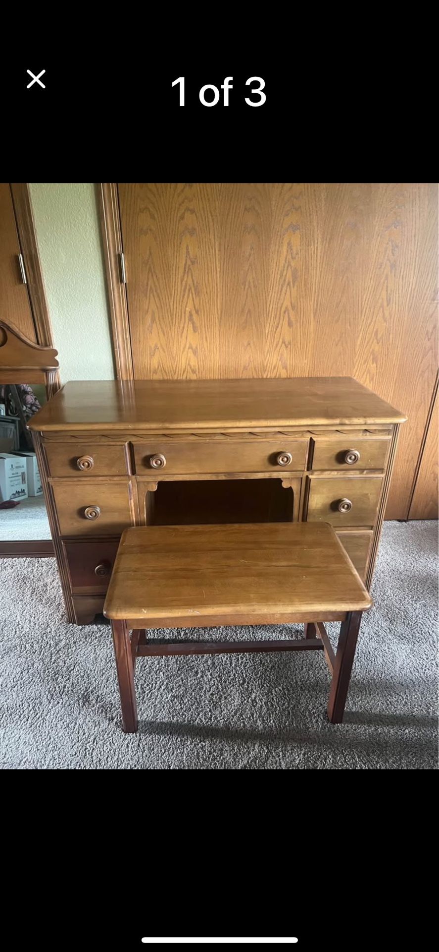 Solid Wood Vanity