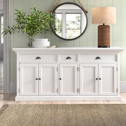 Avelar 70.87'' Sideboard White TV stand Cabinet:$300