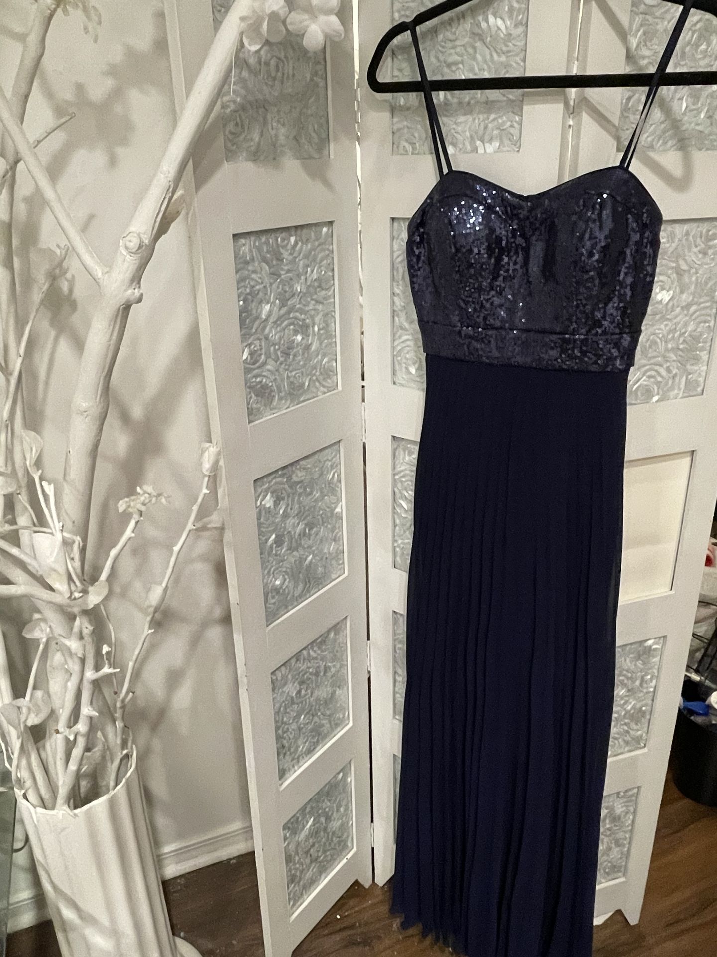 Elegant royal blue gown