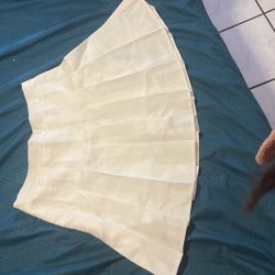 White skirt