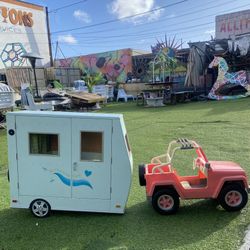 american girl/ our generation doll camper 