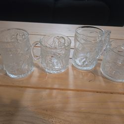 Vintage complete set of Mc Donald's Batman Series Mugs