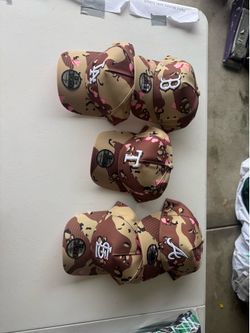 Camo Snapbacks $20