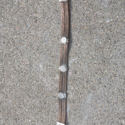 Vintage Tribal Oxidized Silver Snake Bracelet
