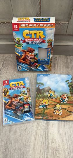 CTR Crash Team Racing Nitro-Fueled Nitros Oxide & Pin Bundle – Nintendo Switch