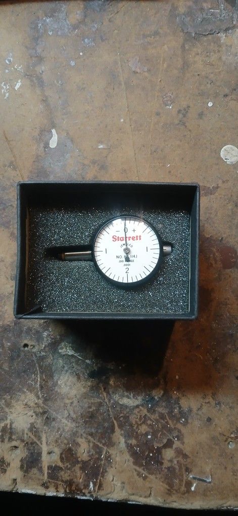 Machinist Starrett "Tenth" Dial Indicator