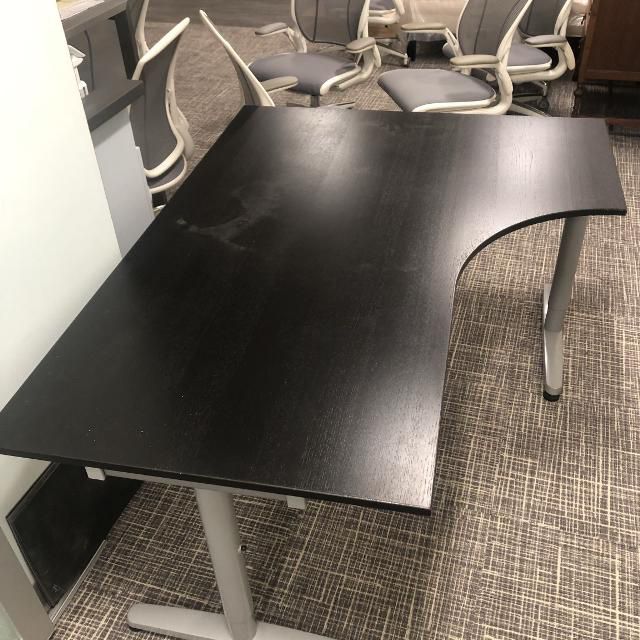 CORNER IKEA DESK with TWO EXTENSIONS