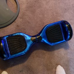 Blue Hover Board with Bluetooth