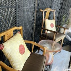 Two chairs from the Ming dynasty 