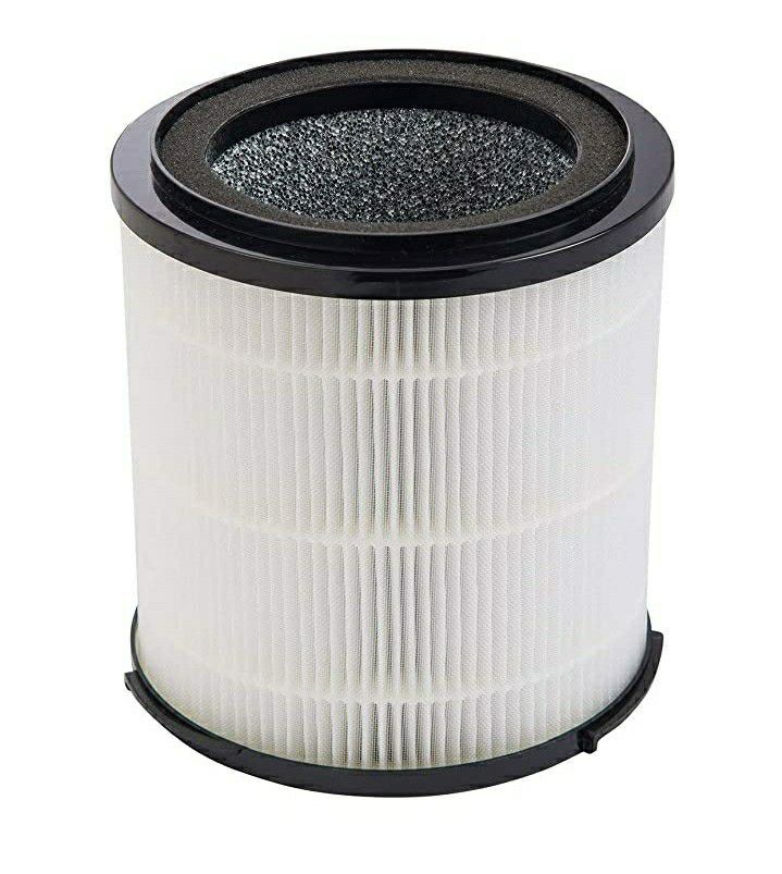 HEPA Filter Replacement (5-Speed,) 4-in-1 Air Purifier HEPA Replacement Filters - Best HEPA H13 Filter for Allergies, Pets, Smoke and Dust. Black