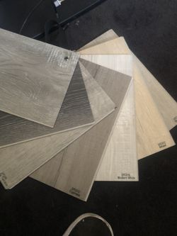 Waterproof vinyl planks
