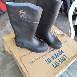 Plastic Boots New Size  8 In Man
