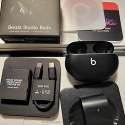Beats Studio Buds – True Wireless Noise Cancelling Earphones – Black