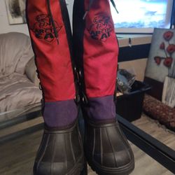 Arctic Cat Women's SIZE 7 Red Knee High Snow Boots