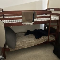 Bunk Bed With Mattresses 