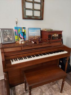Upright Piano & Bench