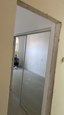 Mirror doors