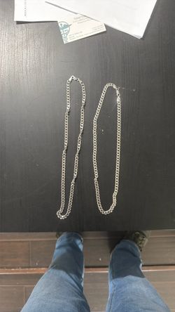 925 Sterling Silver Italian Cuban Link Chains -$140 (Firm)