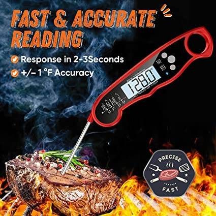 Instant Read Meat Thermometer for Grill and Cooking