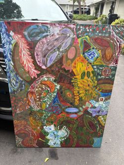 Abstract Or A Good Size Probably 60 X 60