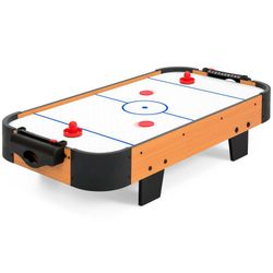 40in Air Hockey Arcade Game Table w/ 2 Pucks, 2 Strikers - Multicolor