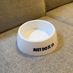 Nike Just Do it Dog Bowl