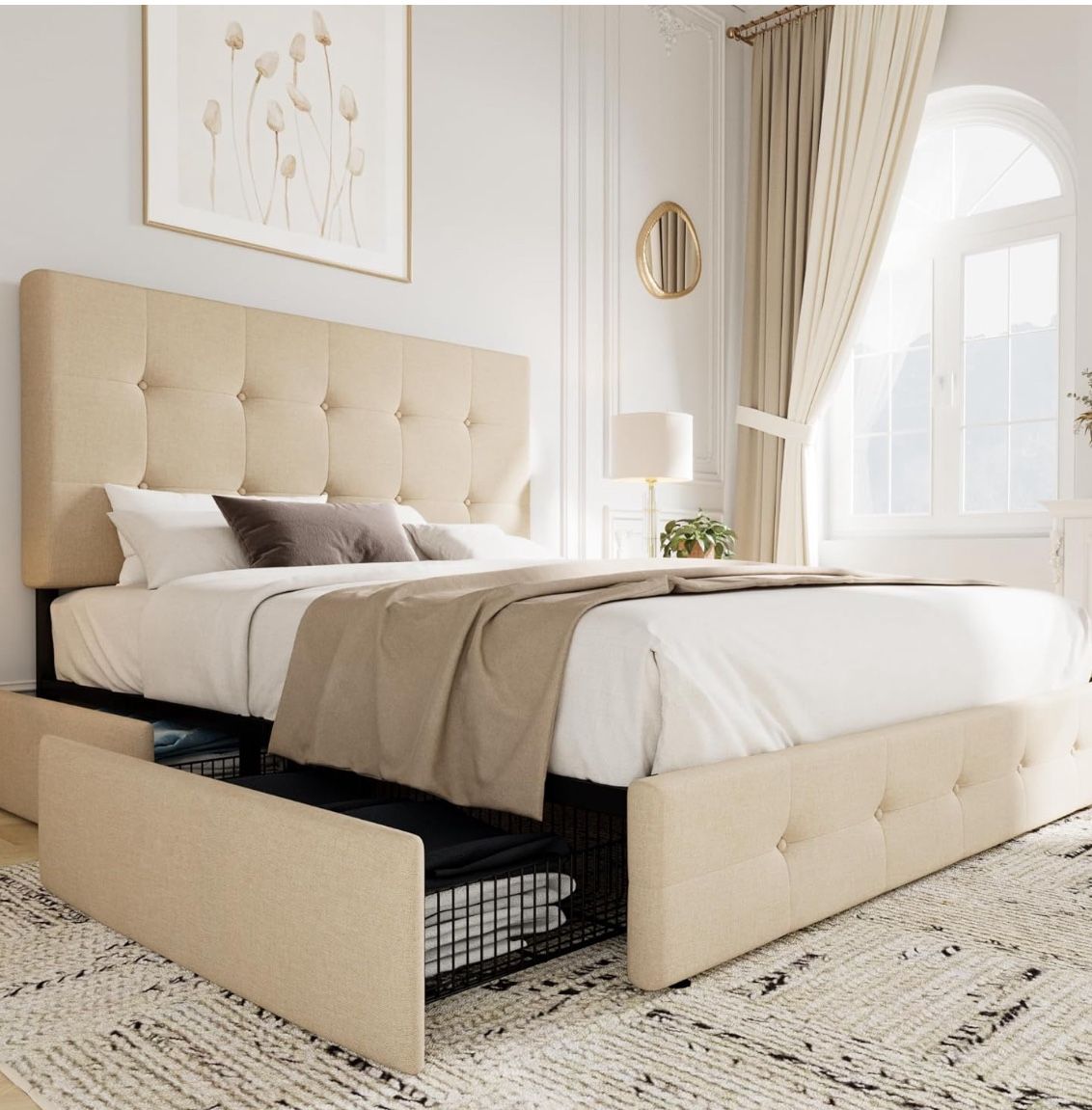 Allewie Storage Queen Bedframe